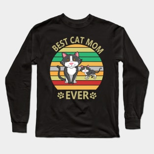 Best Cat Mom Ever Long Sleeve T-Shirt